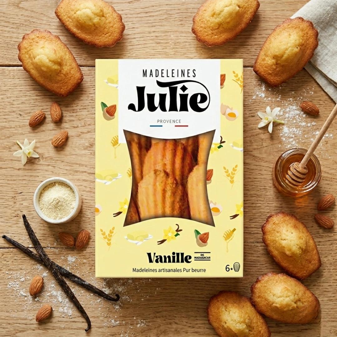 Boîte de Madeleines - Saveur Vanille – Image 3