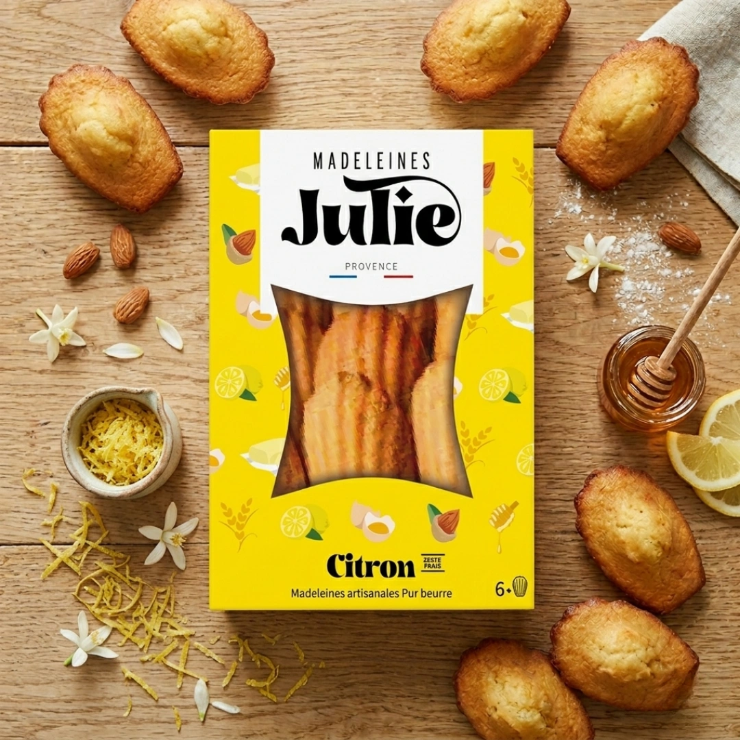 Boîte de Madeleines - Saveur Citron – Image 3